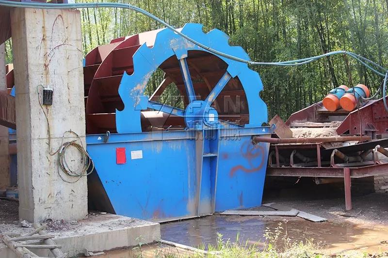 河卵石生产线现场图六